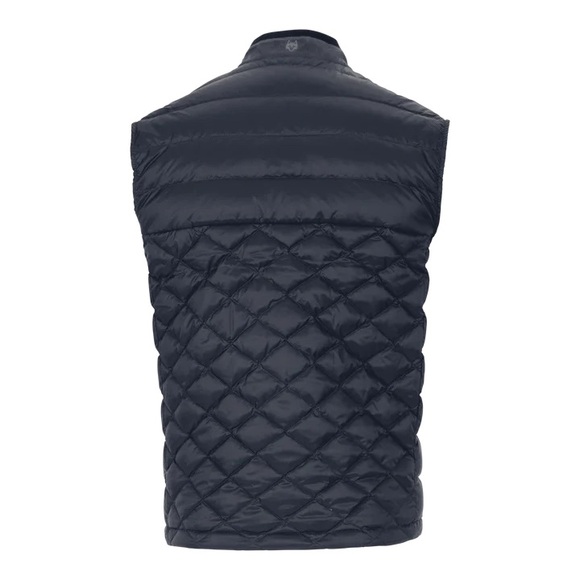 Greyson Cody X-Lite Black Puffer Vest with Quilted Design and High Collar - Picture 2 of 6